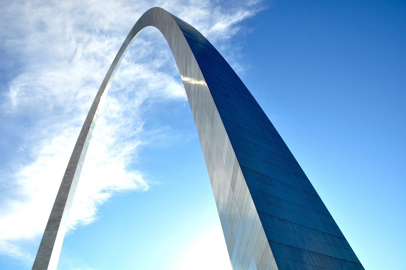 The Arch in St. Louis, Missouri.